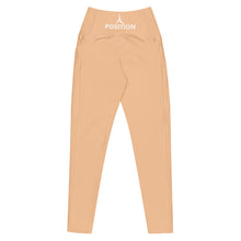 Load image into Gallery viewer, POSITION-STARBRUST FLOWER - Crossover leggings with pockets