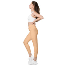 Load image into Gallery viewer, POSITION-STARBRUST FLOWER - Crossover leggings with pockets