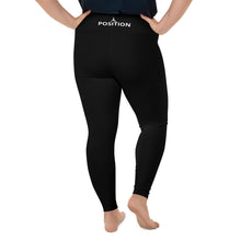 Load image into Gallery viewer, POSITION BLACK - All-Over Print Plus Size Leggings