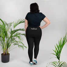 Load image into Gallery viewer, POSITION BLACK - All-Over Print Plus Size Leggings