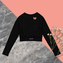 Load image into Gallery viewer, BumN-BUTTERFLY - Recycled long-sleeve crop top