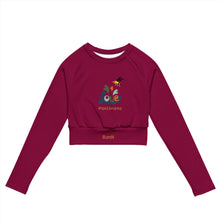 Load image into Gallery viewer, BumN-BEE LOVE - Recycled long-sleeve crop top