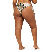 Load image into Gallery viewer, FELINE - All-over print recycled string bikini bottom