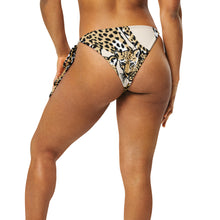 Load image into Gallery viewer, FELINE - All-over print recycled string bikini bottom