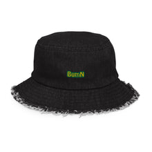 Load image into Gallery viewer, BumN - Distressed denim bucket hat