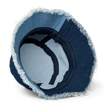 Load image into Gallery viewer, BumN - Distressed denim bucket hat