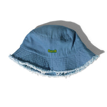 Load image into Gallery viewer, BumN - Distressed denim bucket hat