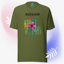 Load image into Gallery viewer, BLESSED FLOWER-Short-Sleeve Unisex T-Shirt
