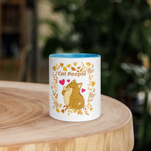 Load image into Gallery viewer, Cat People-Mug with Color Inside