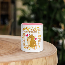Load image into Gallery viewer, Cat People-Mug with Color Inside