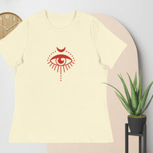 Load image into Gallery viewer, MOON & EYE - Women's Relaxed T-Shirt