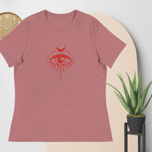 Load image into Gallery viewer, MOON & EYE - Women's Relaxed T-Shirt