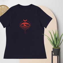 Load image into Gallery viewer, MOON & EYE - Women's Relaxed T-Shirt