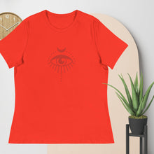 Load image into Gallery viewer, MOON & EYE - Women's Relaxed T-Shirt