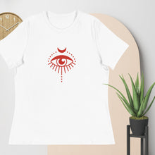 Load image into Gallery viewer, MOON & EYE - Women's Relaxed T-Shirt