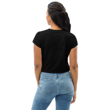 Load image into Gallery viewer, GOOD VIBES - Women's All Over Print Crop Tee