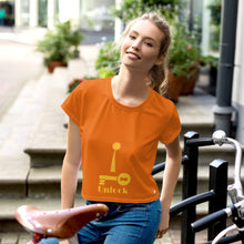 Load image into Gallery viewer, BumN - Women's All-Over Print Crop Tee