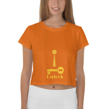 Load image into Gallery viewer, BumN - Women's All-Over Print Crop Tee