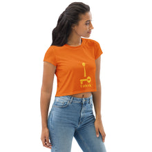 Load image into Gallery viewer, BumN - Women's All-Over Print Crop Tee