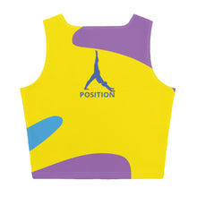 Load image into Gallery viewer, POSITION - BRIGHT ABSTRACT YOGA - Crop Top