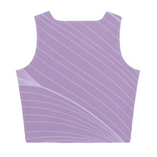 Load image into Gallery viewer, POSITION - PURPLE ABSTRACT - Crop Top