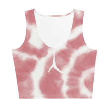 Load image into Gallery viewer, POSITION - RED CIRCLE TIE-DYE YOGA - Crop Top