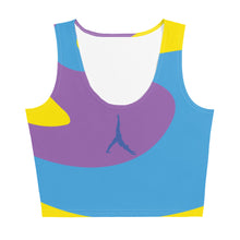 Load image into Gallery viewer, POSITION - BRIGHT ABSTRACT YOGA - Crop Top