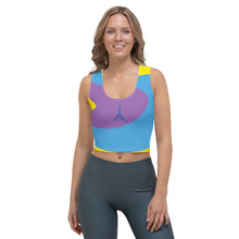 Load image into Gallery viewer, POSITION - BRIGHT ABSTRACT YOGA - Crop Top