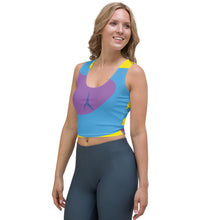 Load image into Gallery viewer, POSITION - BRIGHT ABSTRACT YOGA - Crop Top