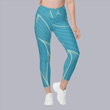 Load image into Gallery viewer, POSITION - ABSTRACT - Crossover leggings with pockets