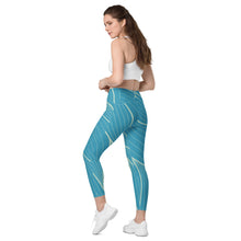 Load image into Gallery viewer, POSITION - ABSTRACT - Crossover leggings with pockets