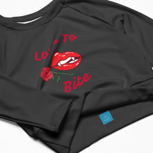 Load image into Gallery viewer, BumN-BITE - Recycled long-sleeve crop top