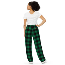 Load image into Gallery viewer, BumN - All-over print unisex wide-leg pants