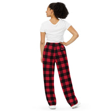 Load image into Gallery viewer, BumN - All-over print unisex wide-leg pants