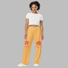 Load image into Gallery viewer, BumN - All-over print women's wide-leg pants
