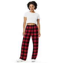 Load image into Gallery viewer, BumN - All-over print unisex wide-leg pants