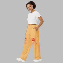 Load image into Gallery viewer, BumN - All-over print women's wide-leg pants