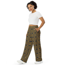 Load image into Gallery viewer, BumN - All-over print unisex wide-leg pants