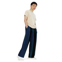 Load image into Gallery viewer, BumN-STRIPES - All-over print unisex wide-leg pants