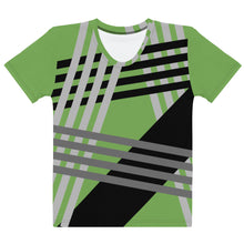 Load image into Gallery viewer, BumN-GREEN ABSTRACT - Women's T-shirt