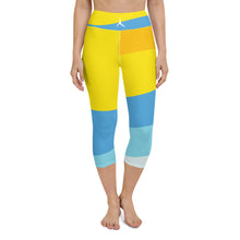 Load image into Gallery viewer, POSITION - WAVES - Yoga Capri Leggings