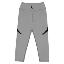Load image into Gallery viewer, POSITION - GREY - Yoga Capri Leggings