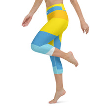 Load image into Gallery viewer, POSITION - WAVES - Yoga Capri Leggings