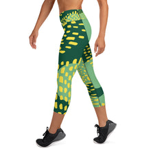 Load image into Gallery viewer, POSITION - ABSTRACT - Yoga Capri Leggings