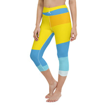Load image into Gallery viewer, POSITION - WAVES - Yoga Capri Leggings