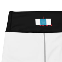 Load image into Gallery viewer, POSITION - BLACK & RED-Yoga Capri Leggings