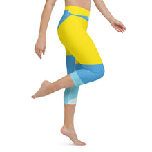 Load image into Gallery viewer, POSITION - WAVES - Yoga Capri Leggings