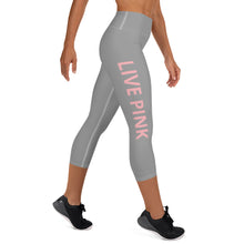 Load image into Gallery viewer, POSITION-LIVE PINK-Yoga Capri Leggings