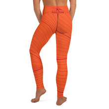Load image into Gallery viewer, P0SITION ORANGE STRIPES - Yoga Leggings