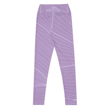 Load image into Gallery viewer, POSITION - PURPLE ABSTRACT - Yoga Leggings